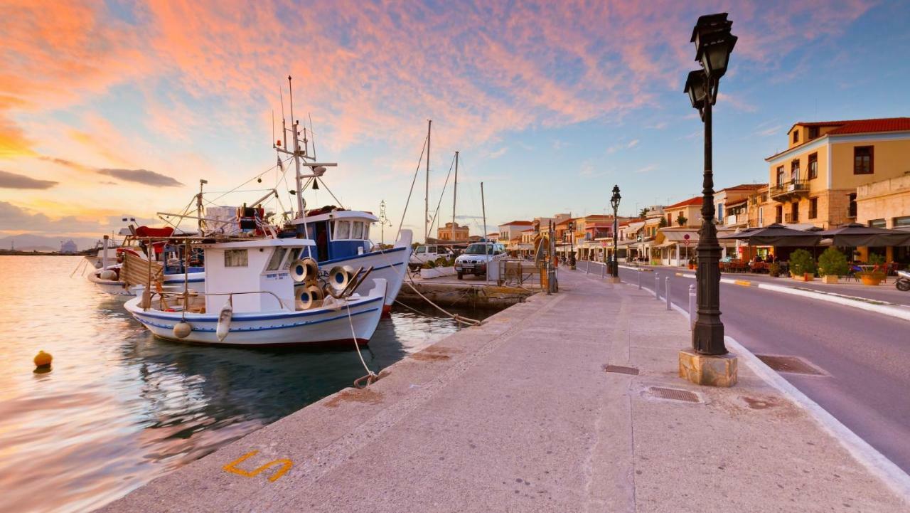 The Roof - Flat Sea View In Aegina Town Leilighet Eksteriør bilde